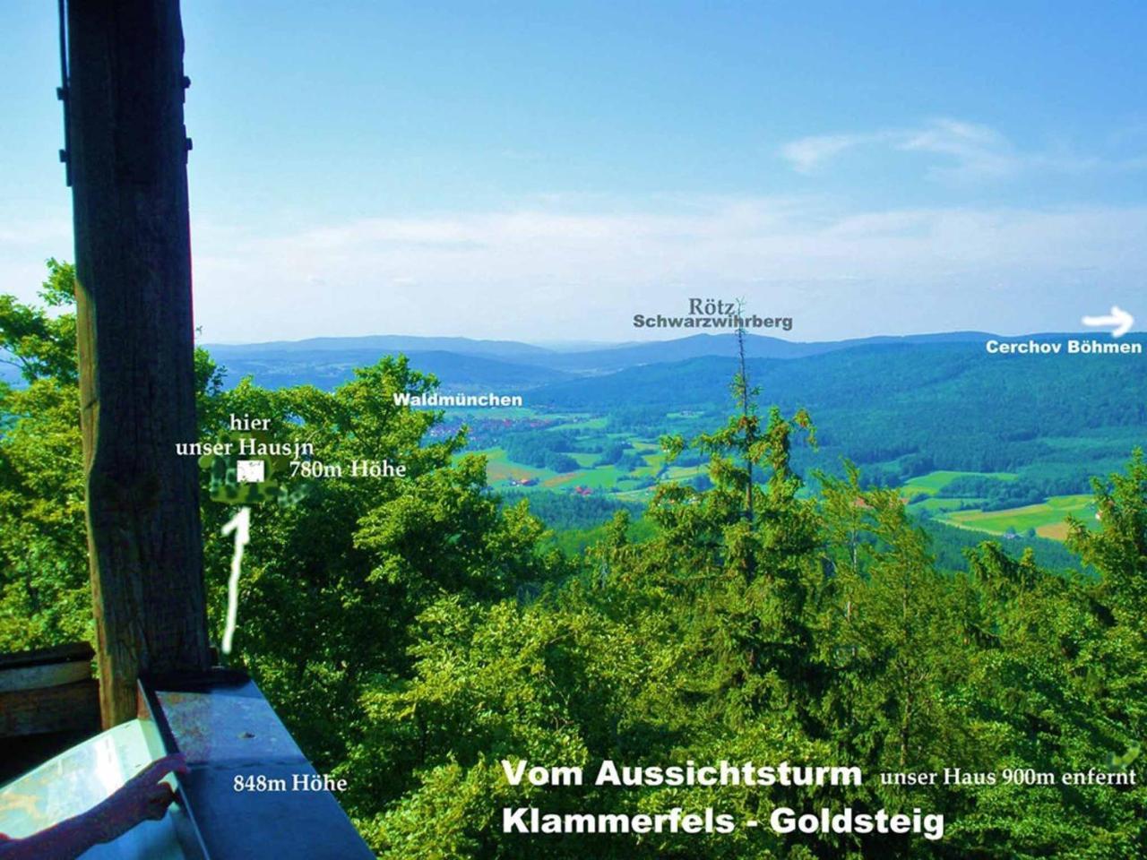 Ferienwohnungen Waldblick Waldmunchen Bagian luar foto