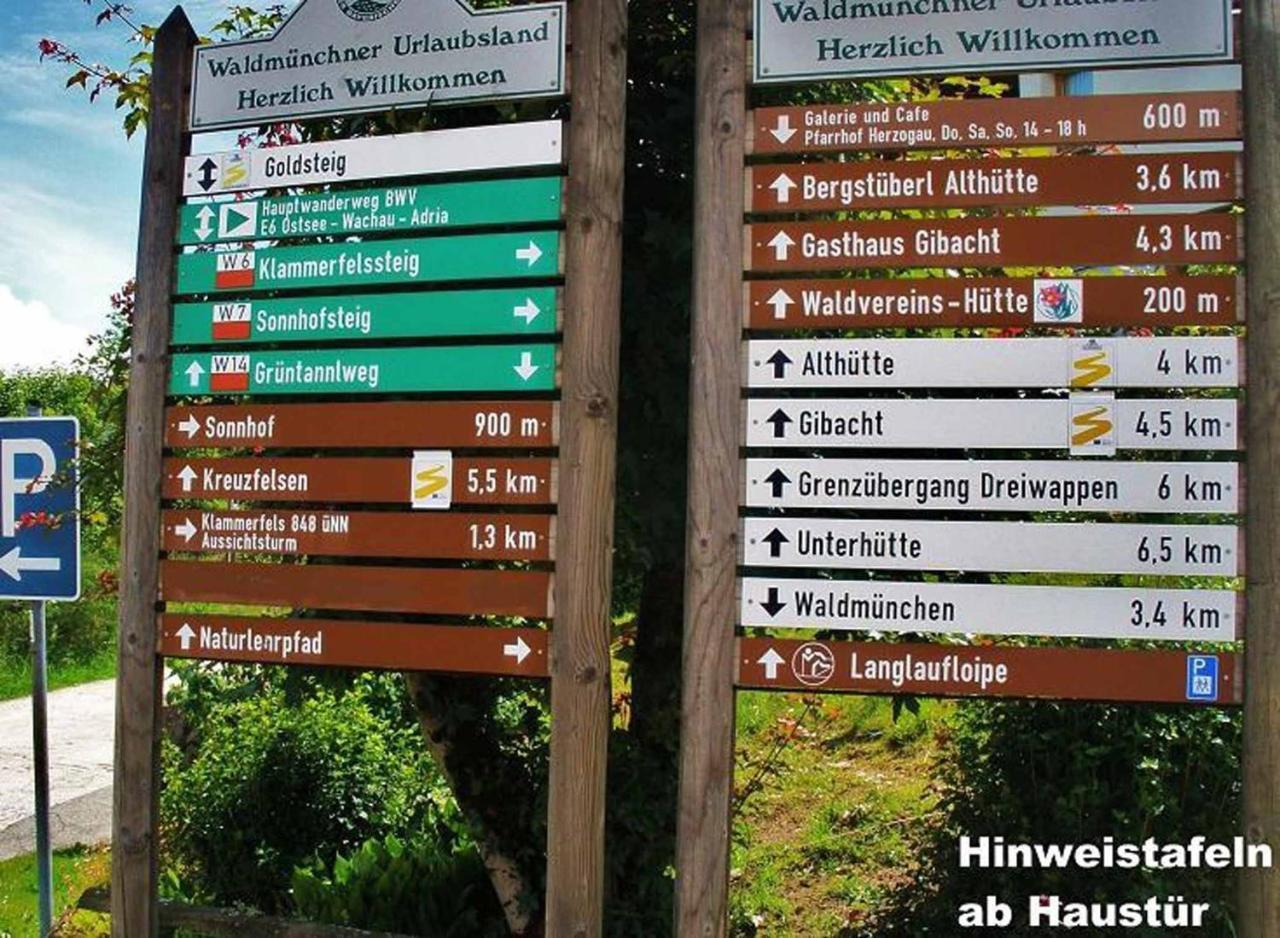 Ferienwohnungen Waldblick Waldmunchen Bagian luar foto